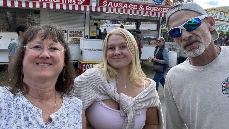 Lara, Patience, and Chris Maville